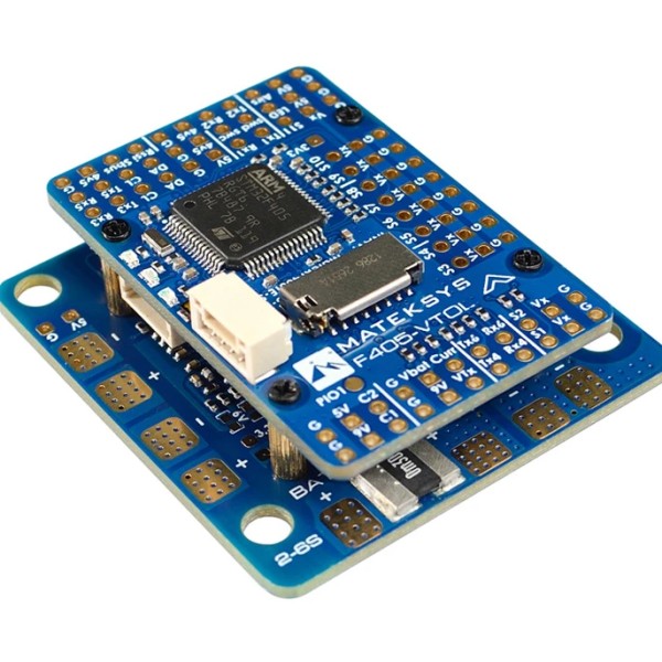 Matek F405-vtol Flight Controller Built-in Slot 2~6s for Fpv Rc Drones for Rc Multirotor Fixed-wing Airplane
